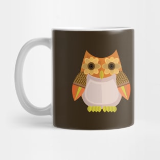 Harvest Owl - Orange Mug